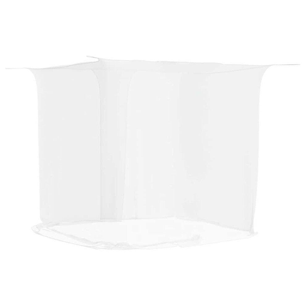 Vidaxl (220 X 100 X 150 Cm) Hanging Mosquito Net Bed Mosquito Mesh Net Bed Canopy 156 Mesh White