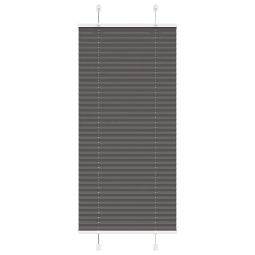 VidaXL vidaXL Plissee Schwarz 55x150 cm Stoffbreite 54,4 cm Polyester