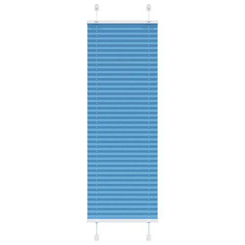 VidaXL vidaXL Plissee Blau 45x150 cm Stoffbreite 44,4 cm Polyester