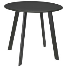 Stolik balkonowy metalowy szary okrągły 50x45 cm