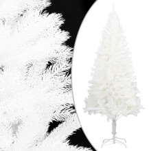 vidaXL Artificial Christmas Tree Lifelike Needles White 120cm Xmas Decoration