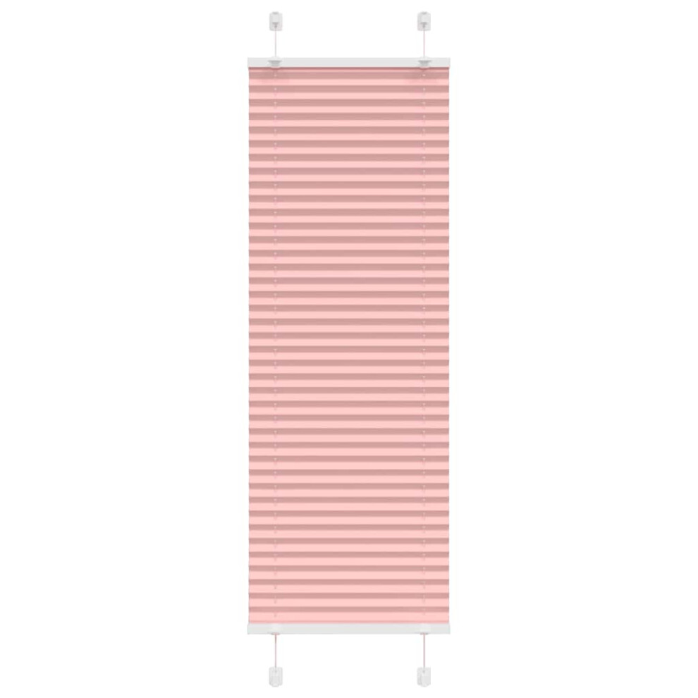 Vidaxl (Pink, 45 X 150 Cm) Pleated Blind Anthracite 40X100 Cm Fabric Width 39.4 Cm Polyester
