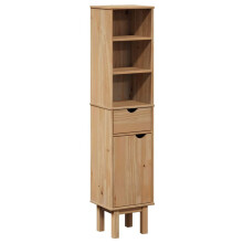 vidaXL Bathroom Cabinet Cupboard Vanity Unit Sink Cabinet Solid Wood Pine