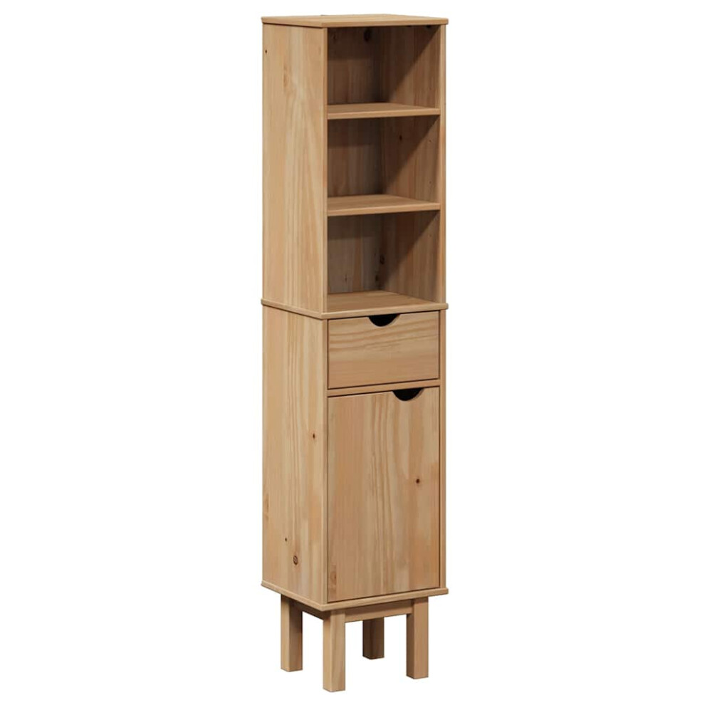 Vidaxl Bathroom Cabinet Cupboard Vanity Unit Sink Cabinet Solid Wood Pine