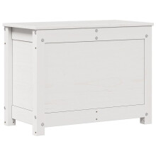 (white, 60 x 32 x 45.5 cm) vidaXL Storage Box Trunk Organiser Storage Chest Blanket Box Solid Wood Pine