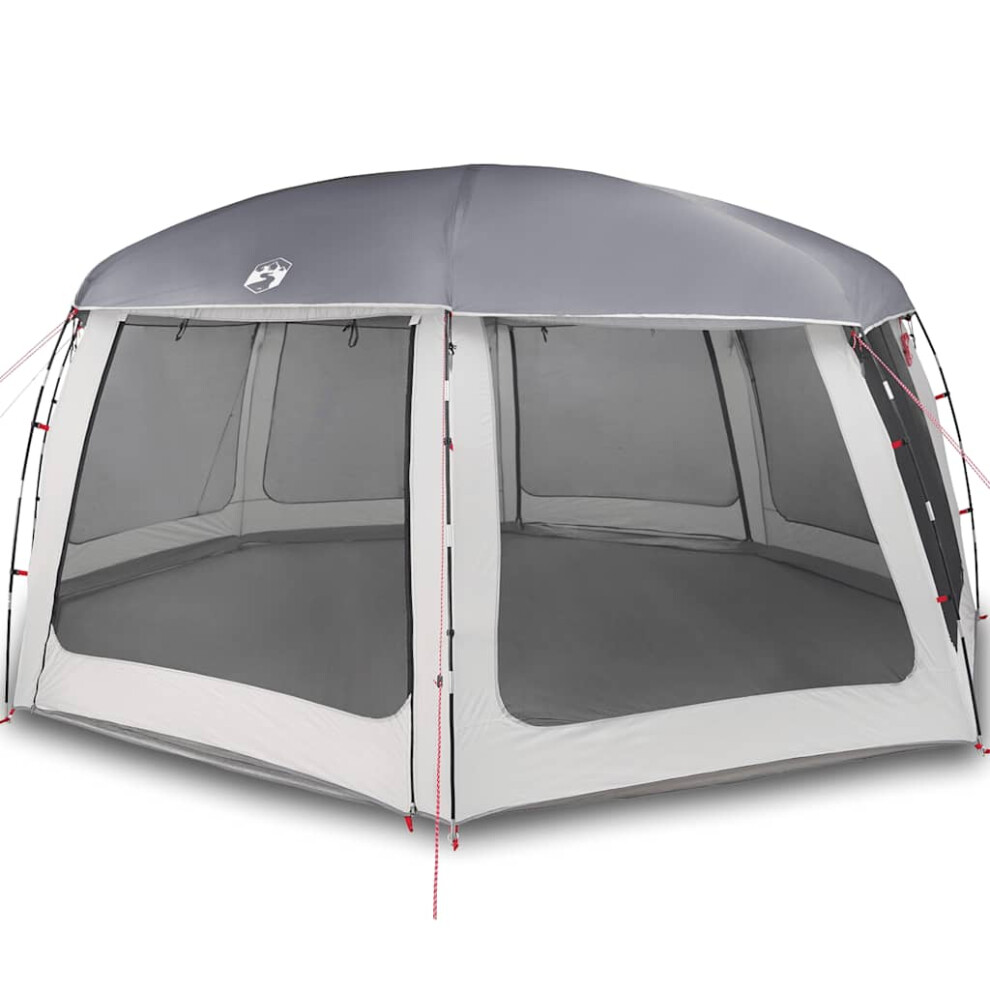 (grey, 690 x 690 cm) vidaXL Pool Tent with Removable Fly & Mesh Walls Sea Green 510x510 cm