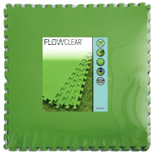 Bestway Flowclear Floor Protectors Pool Ground Cloths Ground Mat 9 pcs Green
