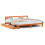 VidaXL vidaXL Bed Frame without Mattress Bed Wax Brown Super King Solid Wood Pine 1