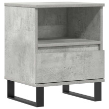 (concrete grey, 1 pcs) vidaXL Bedside Cabinets Nightstand Side Table Bed Cabinet Engineered Wood