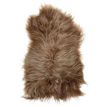 vidaXL Icelandic Sheepskin Chair Cover - Brown, 60-70 x 90-110 cm, 15 cm Hair, 335855
