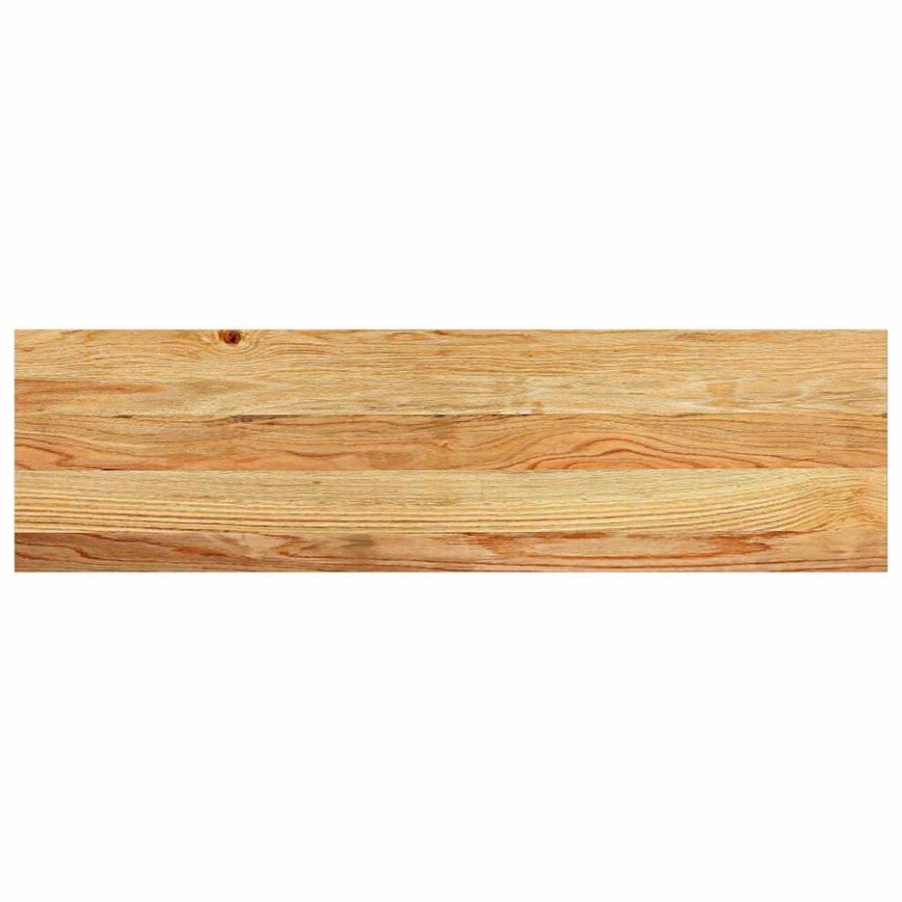 Vidaxl (Light Brown, 90 X 25 X 2 Cm/ 2 Pcs) Stair Treadss Step Mat Door Mat Tread Mat Untreated Solid Wood Oak