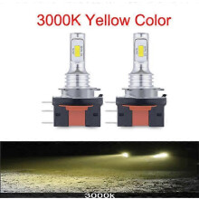 (H7, 3000K Golden) suitable for 2Pcs H15 H4 H7 LED No Error CSP-3570 Chip Headlight 80W 20000Lm DRLs Car Bulbs 6500K White Yellow Blue Head Auto Lamp Kit