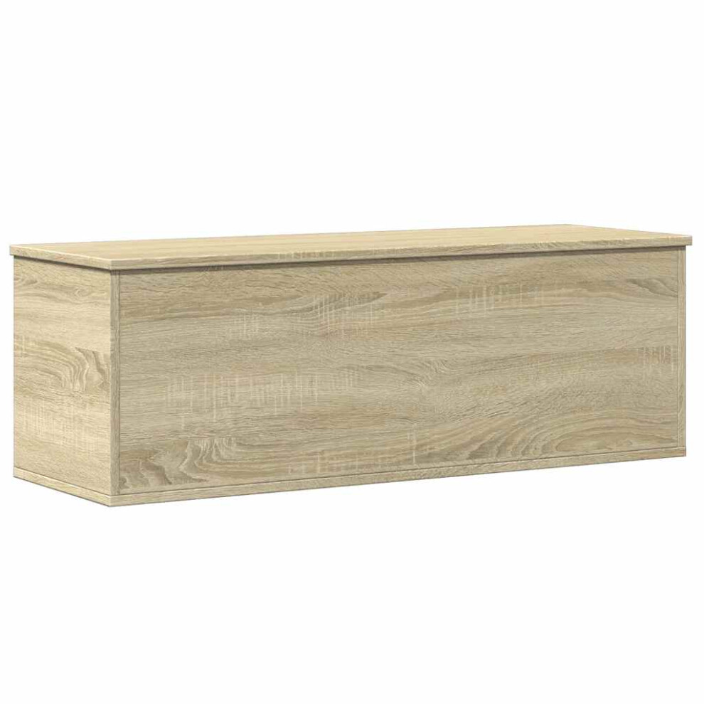 Vidaxl Storage Box Blanket Box Toy Storage Chest Sonoma Oak Engineered Wood