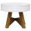 vidaXL Solid Reclaimed Wood Coffee Table 60x45cm White Couch Table End Table 2