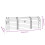 VidaXL vidaXL Solid Wood Storage Chest Vintage Style 120x30x40cm Cabinet Locker Box 7