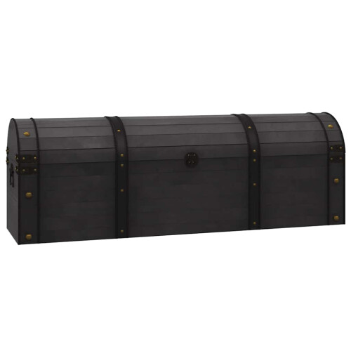 VidaXL vidaXL Solid Wood Storage Chest Vintage Style 120x30x40cm Cabinet Locker Box 1