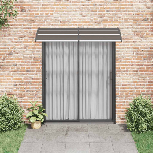 VidaXL vidaXL Vordach Schwarz 200x75 cm PC 2
