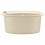 VidaXL vidaXL Granite Kitchen Sink Single Basin Oval Beige Basket Strainer Basin 5