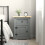 VidaXL vidaXL Bedside Cabinet Nightstand Bed Table Mexican Pine Corona Range Grey 2
