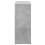 VidaXL vidaXL 2-Tier Book Cabinet Concrete Grey Engineered Wood Storage Highboard 6