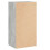 VidaXL vidaXL 2-Tier Book Cabinet Concrete Grey Engineered Wood Storage Highboard 7