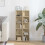 VidaXL vidaXL CD Cabinets Shelf Cupboard Bookcase 2 pcs Sonoma Oak Engineered Wood 3