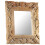 VidaXL vidaXL Solid Mango Wood Hand Carved Mirror Brown Wall Wooden Makeup Accessory 7