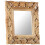VidaXL vidaXL Solid Mango Wood Hand Carved Mirror Brown Wall Wooden Makeup Accessory 8