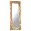 VidaXL vidaXL Solid Mango Wood Hand Carved Mirror Brown Wooden Hall Makeup Accessory 8