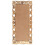 VidaXL vidaXL Solid Mango Wood Hand Carved Mirror Brown Wooden Hall Makeup Accessory 3