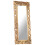 VidaXL vidaXL Solid Mango Wood Hand Carved Mirror Brown Wooden Hall Makeup Accessory 7