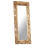 VidaXL vidaXL Solid Mango Wood Hand Carved Mirror Brown Wooden Hall Makeup Accessory 9