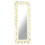 VidaXL vidaXL Solid Mango Wood Hand Carved Mirror White Wooden Hall Makeup Accessory 6