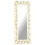 VidaXL vidaXL Solid Mango Wood Hand Carved Mirror White Wooden Hall Makeup Accessory 2