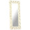 VidaXL vidaXL Solid Mango Wood Hand Carved Mirror White Wooden Hall Makeup Accessory 9