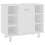 VidaXL vidaXL Bathroom Cabinet White Engineered Wood Home Cupboard Rack Storage Unit 2