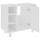 VidaXL vidaXL Bathroom Cabinet White Engineered Wood Home Cupboard Rack Storage Unit 5