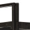 VidaXL vidaXL Solid Mango Wood 3-Tier Bookcase Black 40x30x80 cm Book Rack Bookshelf 3