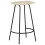 VidaXL vidaXL 2x Solid Mango Wood Bar Stools Kitchen Stool Armchairs Garden Chairs 10