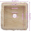 VidaXL vidaXL Waschbecken Creme 30x30x13 cm Marmor 8