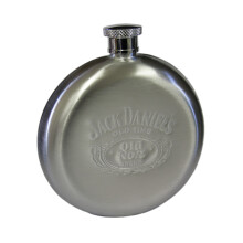 Jack Daniels Round Hip Flask