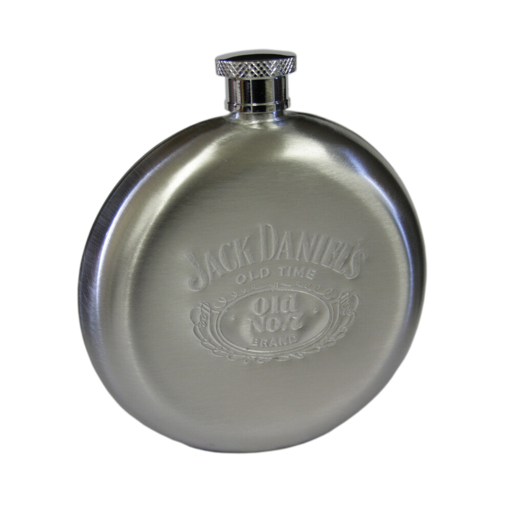 Jack Daniels Round Hip Flask