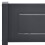 VidaXL vidaXL Solid Pinewood Bed Frame 160x200 cm Grey Wooden Double Base Bedstead 4