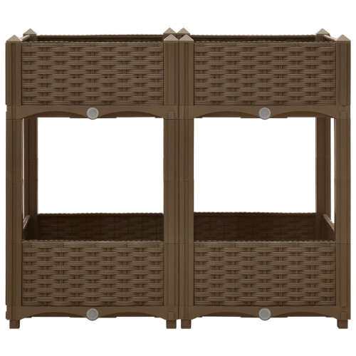 VidaXL vidaXL Hochbeet 80x40x71 cm Polypropylen 2