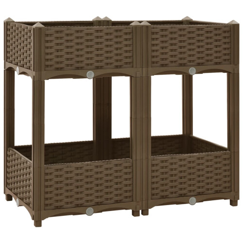 VidaXL vidaXL Hochbeet 80x40x71 cm Polypropylen 1