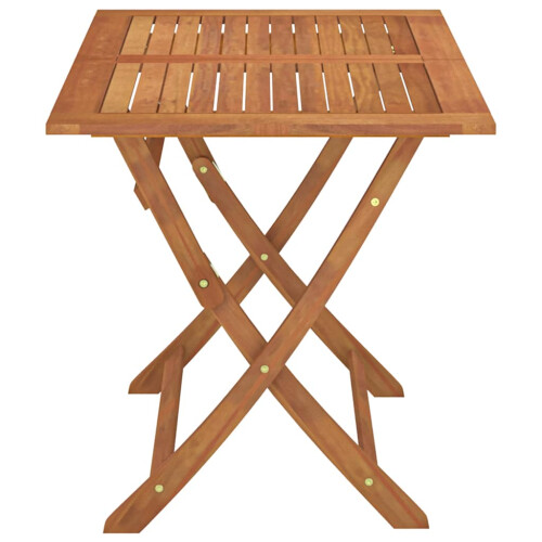 VidaXL vidaXL Folding Garden Table Foldable Patio Dining Table Solid Eucalyptus Wood 2