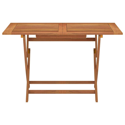 VidaXL vidaXL Folding Garden Table Foldable Patio Dining Table Solid Eucalyptus Wood 1