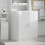VidaXL vidaXL Washing Machine Cabinet White Indoor Bathroom Cupboard Storage Rack 3