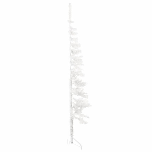 VidaXL (white, 150 cm) vidaXL Slim Artificial Half Christmas Tree with Stand Xmas Artificial Tree 2