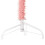 VidaXL (pink, 120 cm) vidaXL Slim Artificial Half Christmas Tree with Stand Xmas Artificial Tree 7